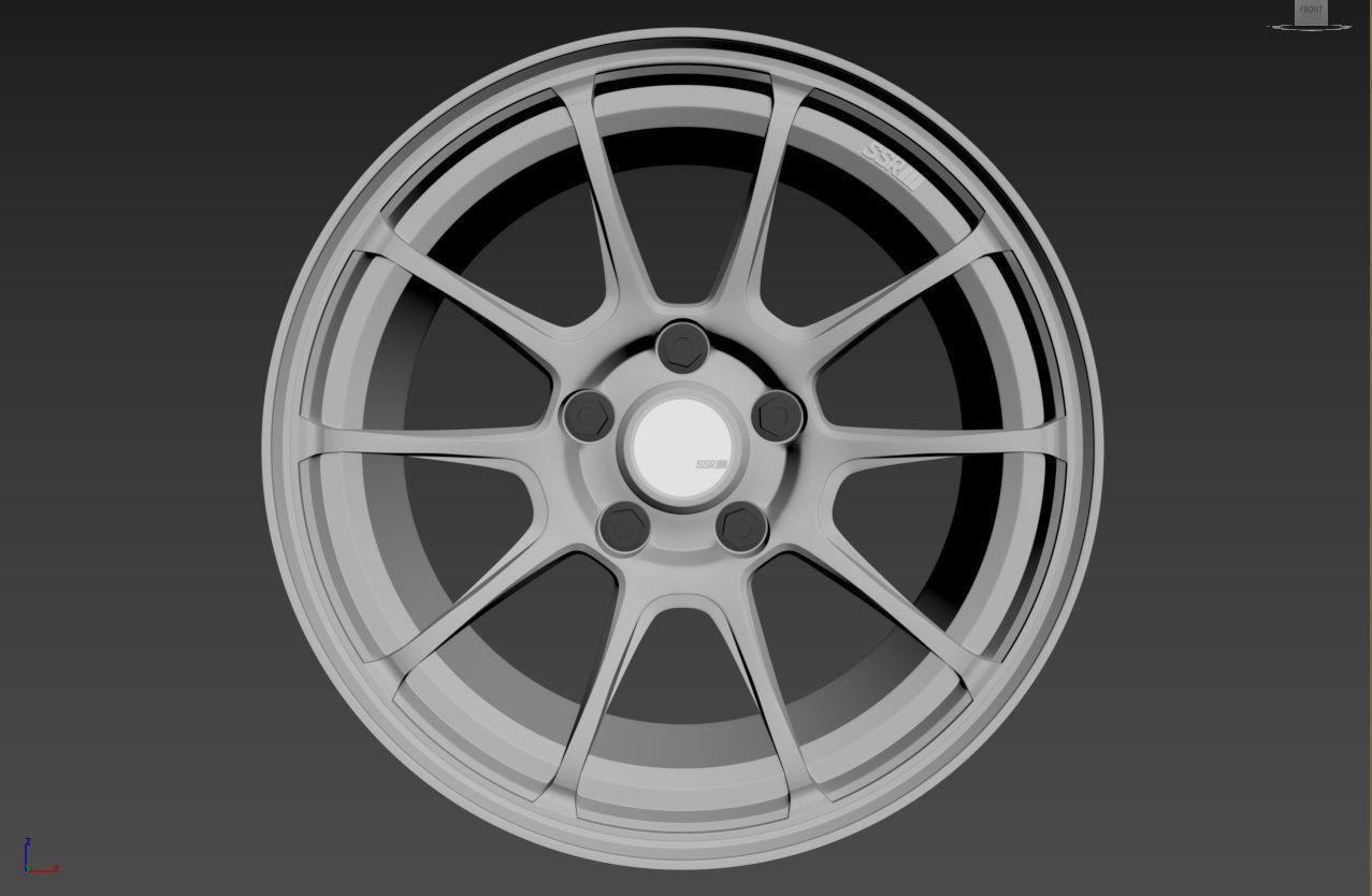 SSR GTV02 Wheel 3D model_33