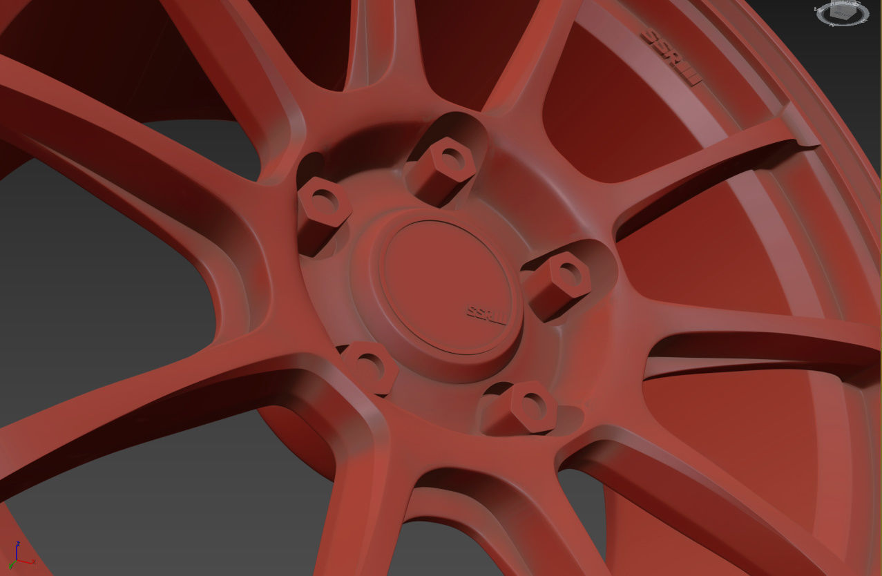 SSR GTV02 Wheel 3D model_32