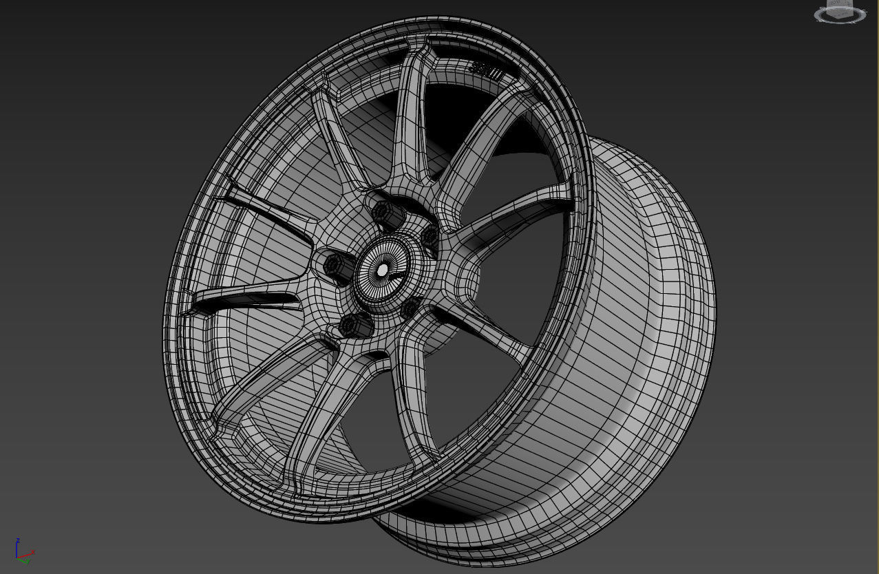 SSR GTV02 Wheel 3D model_22