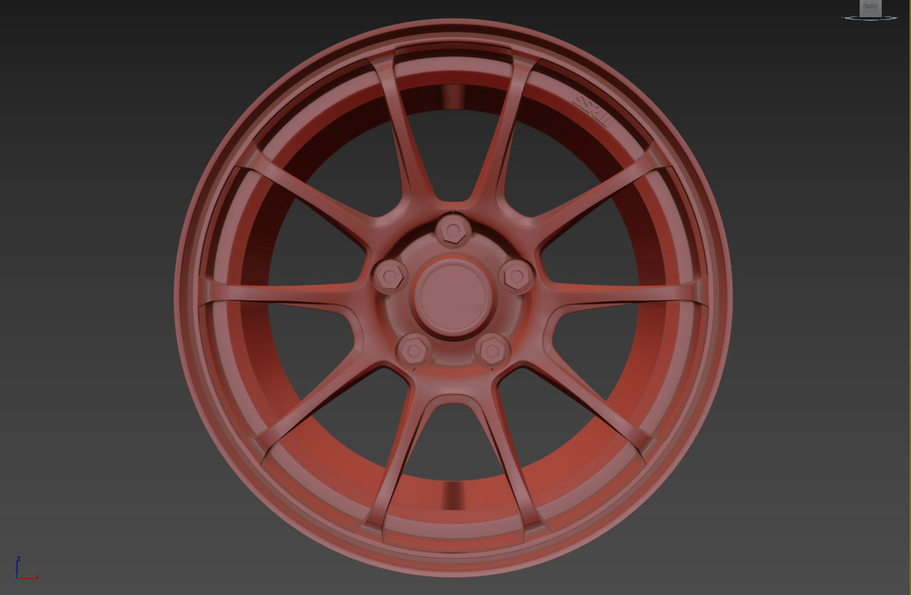 SSR GTV02 Wheel 3D model_36