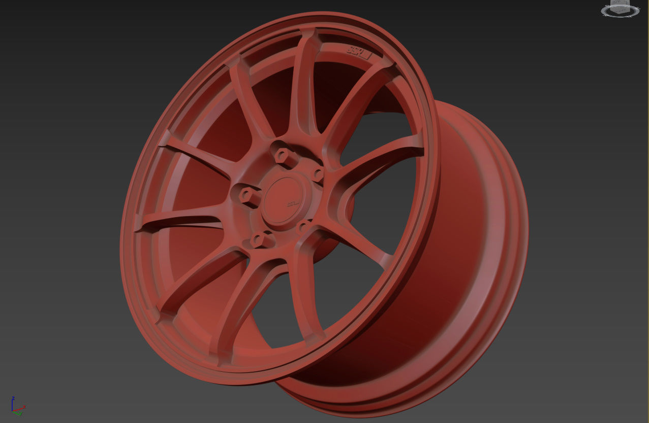 SSR GTV02 Wheel 3D model_24
