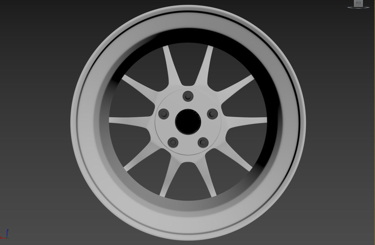 SSR GTV02 Wheel 3D model_37