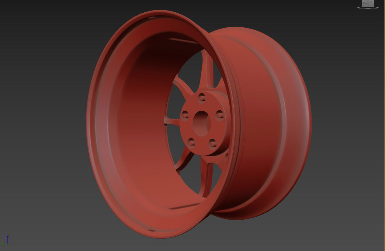 SSR GTV02 Wheel 3D model_16