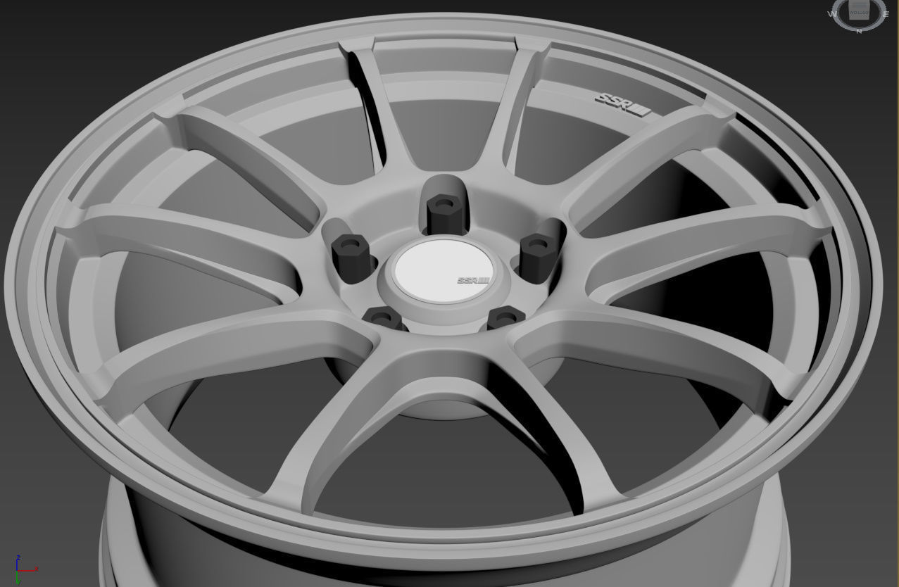 SSR GTV02 Wheel 3D model_25