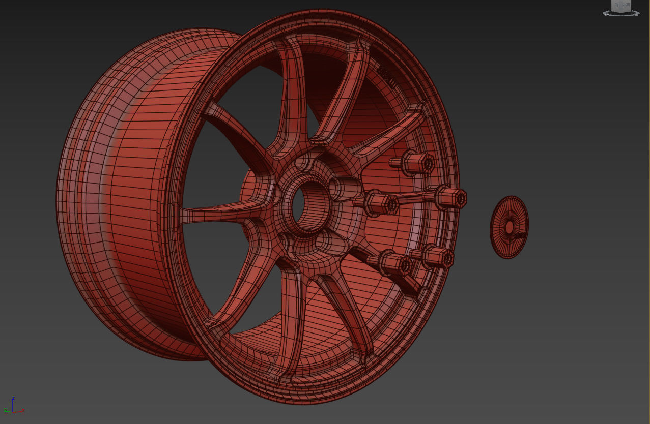 SSR GTV02 Wheel 3D model_43