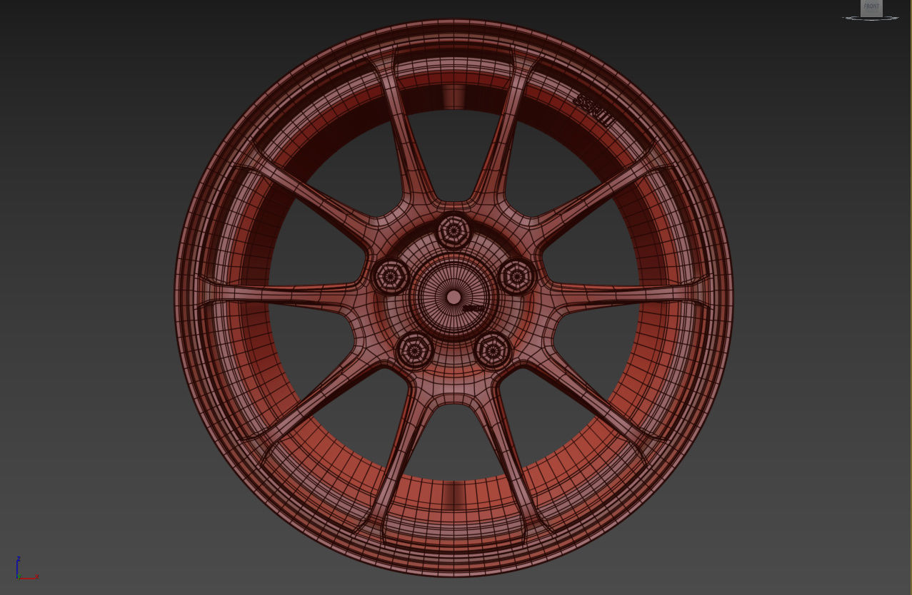 SSR GTV02 Wheel 3D model_35