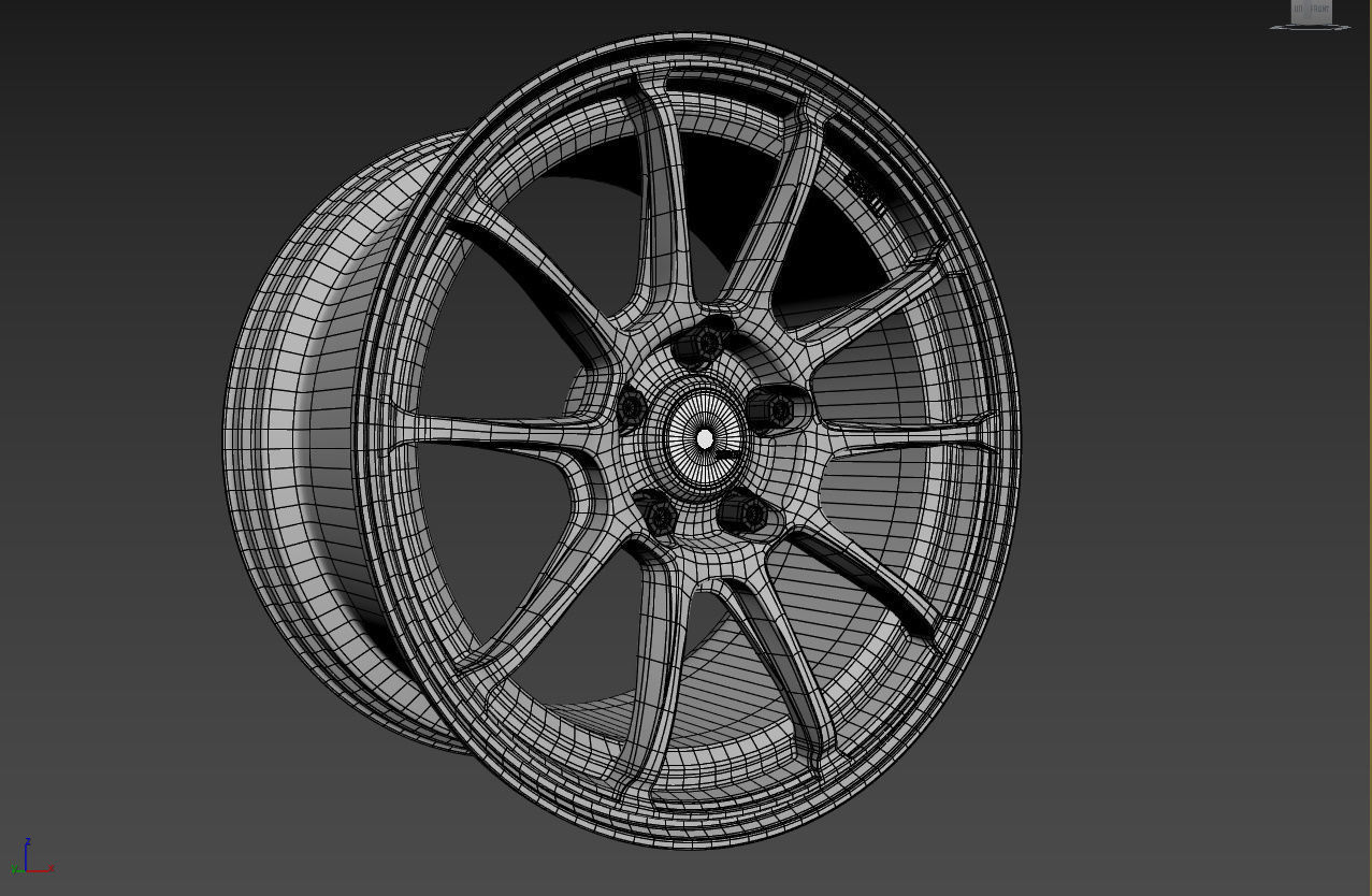 SSR GTV02 Wheel 3D model_10