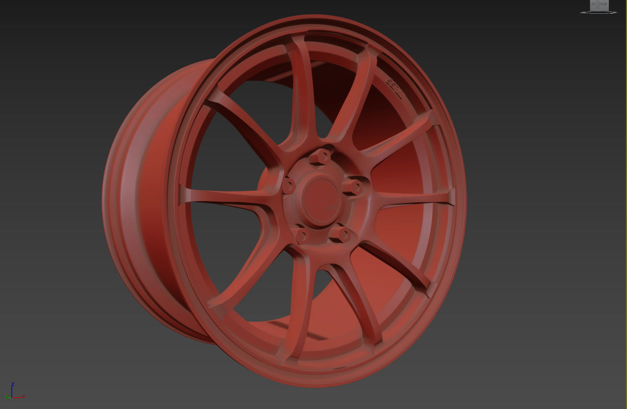 SSR GTV02 Wheel 3D model_12