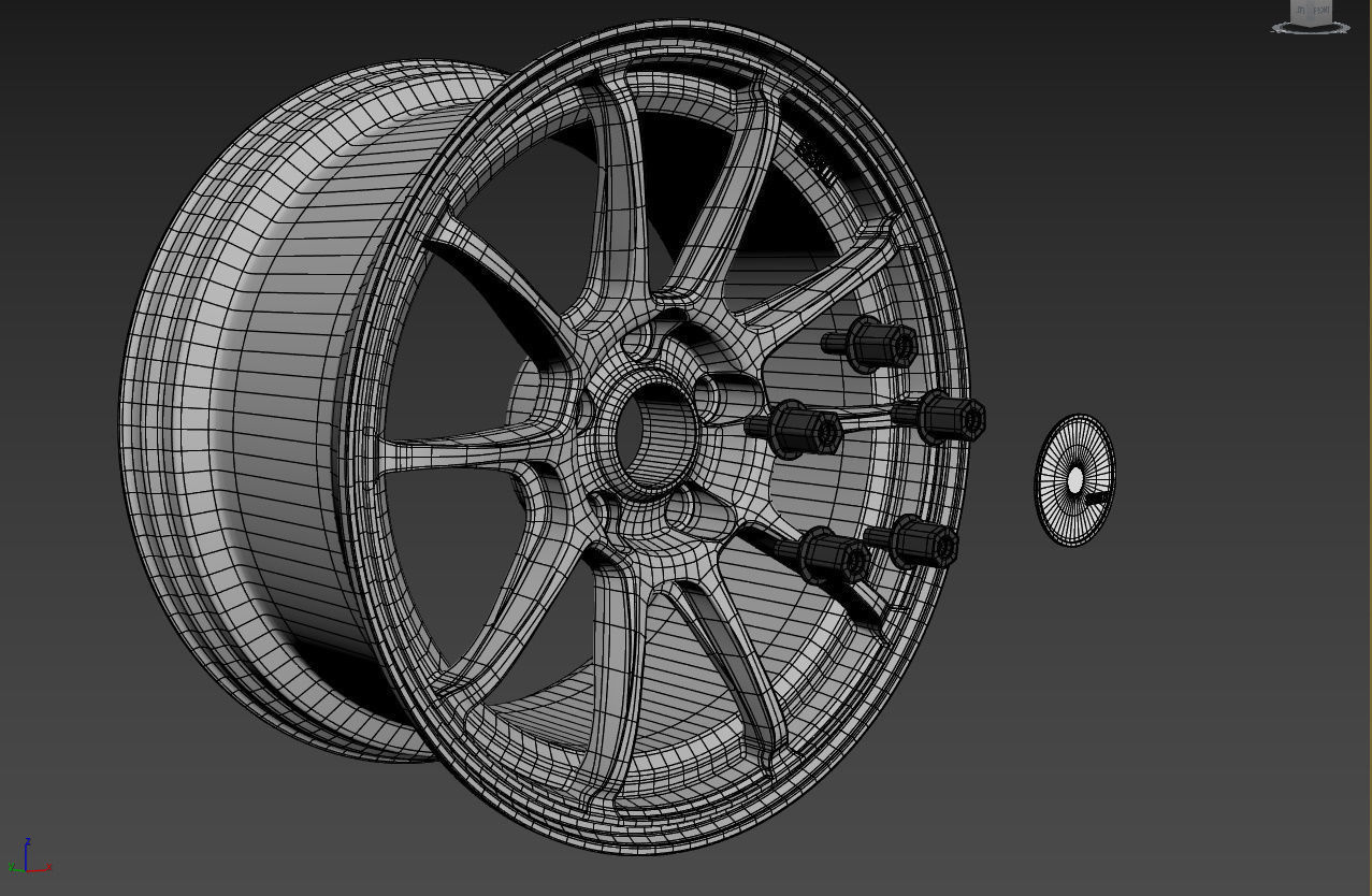 SSR GTV02 Wheel 3D model_42