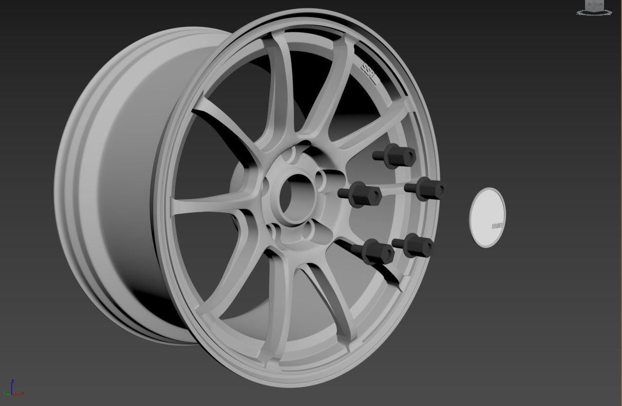 SSR GTV02 Wheel 3D model_41