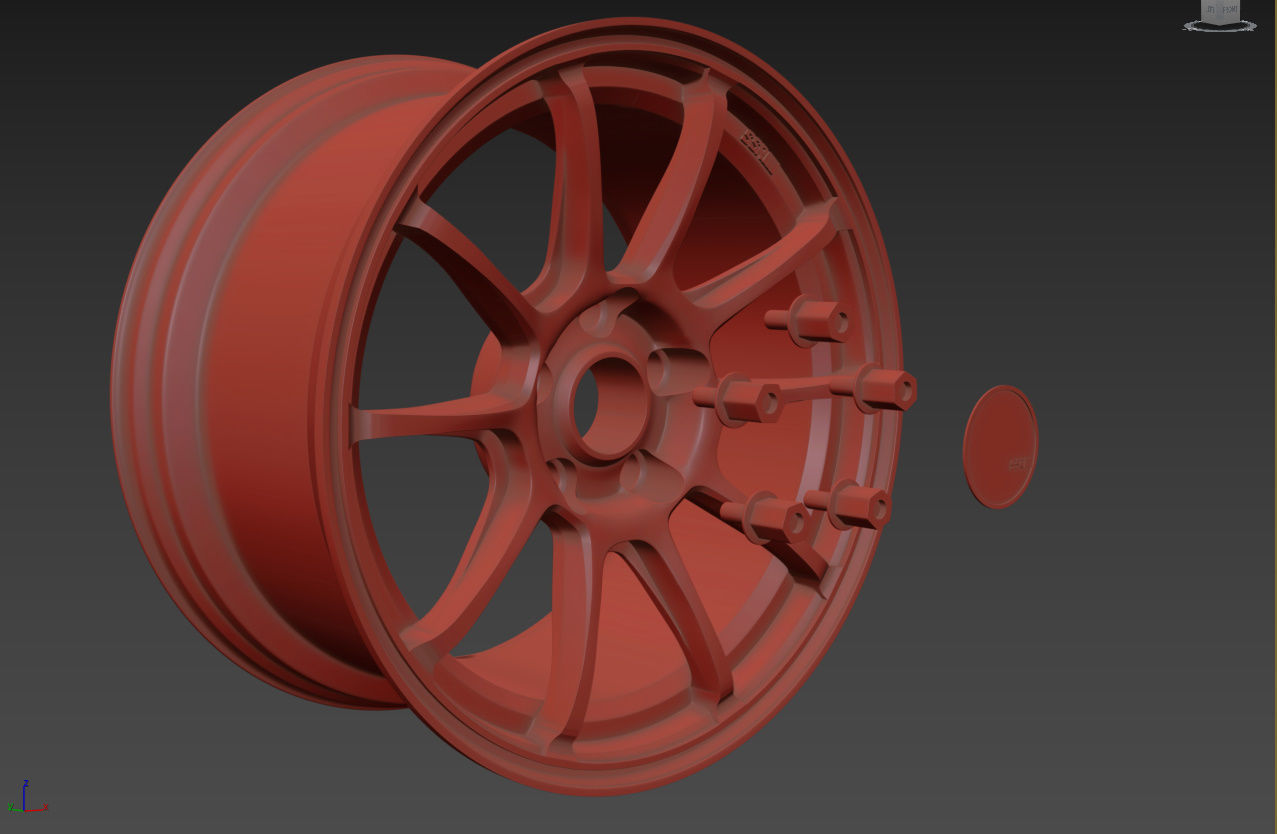 SSR GTV02 Wheel 3D model_44