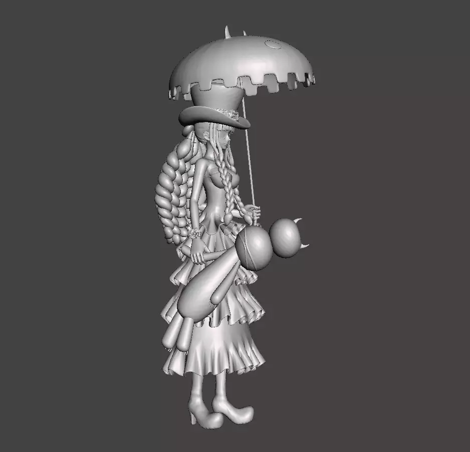 Ghost Princess Perona at Sabaody 3D Model 3D print model