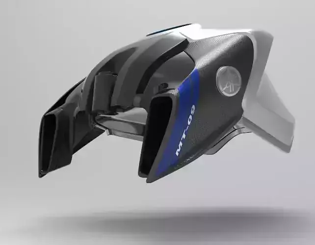 YAMAHA MT09 2021 2023 FUEL TANK SERBATOIO REAL SCALE