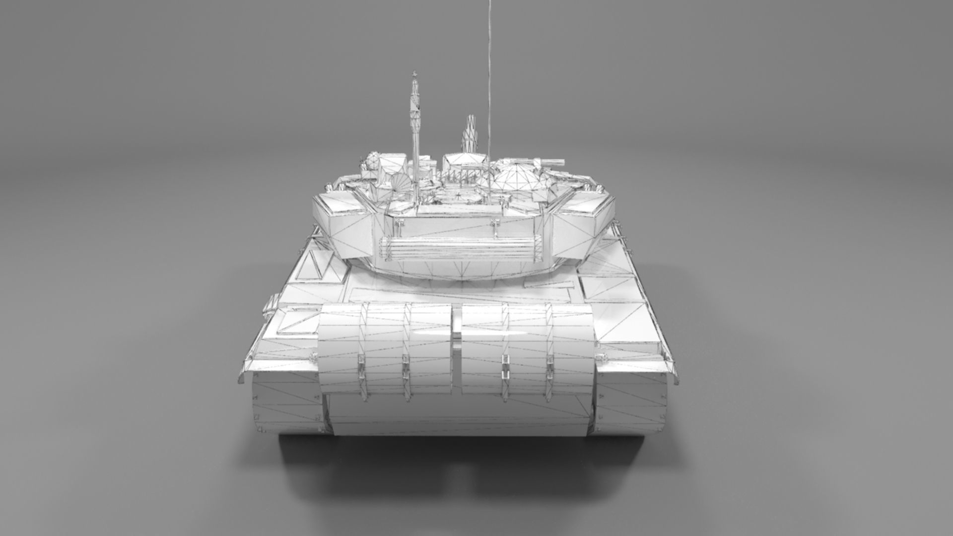 Weathered Wagner PMC T90A Tank Low-poly 3D model_34