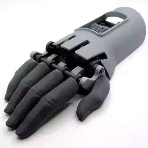 3D Printable Automata Tapping Hand 3D print model