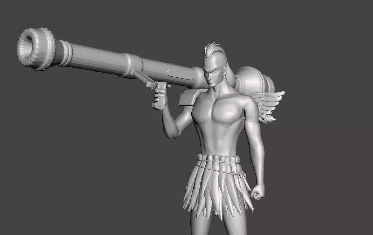 Berserker Wyper 3D Model 3D print model_0