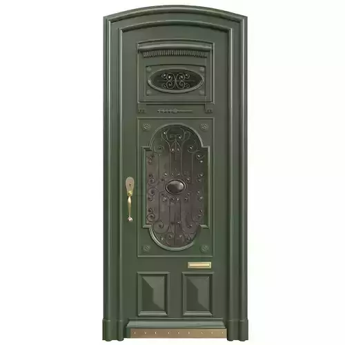 Entrance classic door the 95 3D model