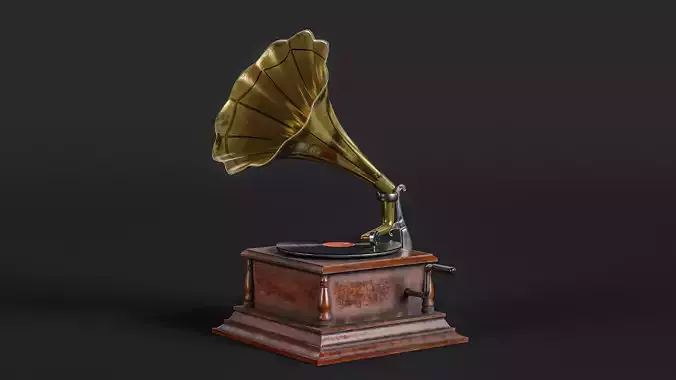 Gramophone 3D model
