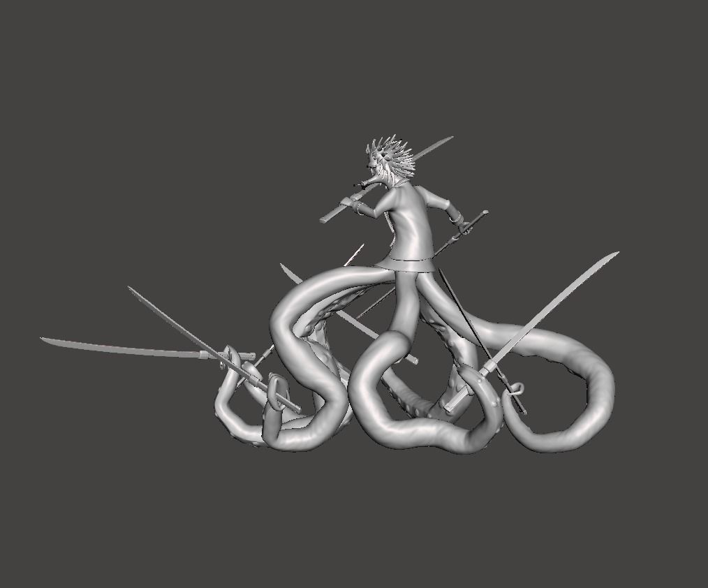 Hyouzou - New Fish man Pirates 3D Model 3D print model_1