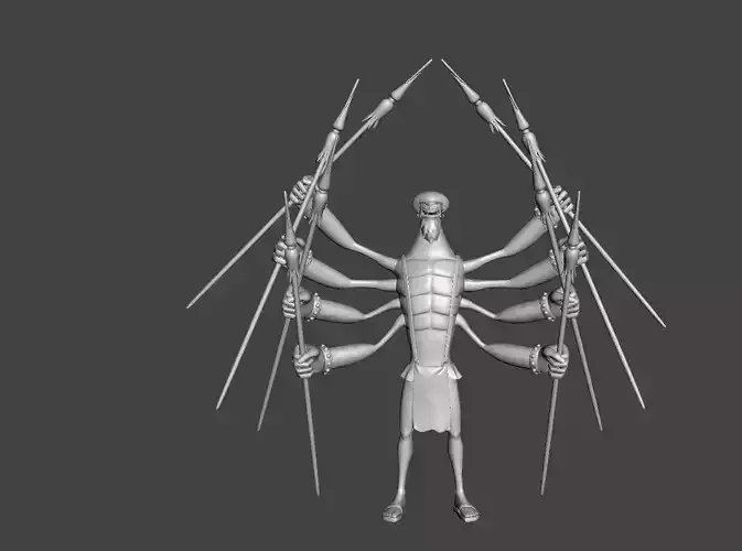 Ikaros - New fish man Pirates 3D Model