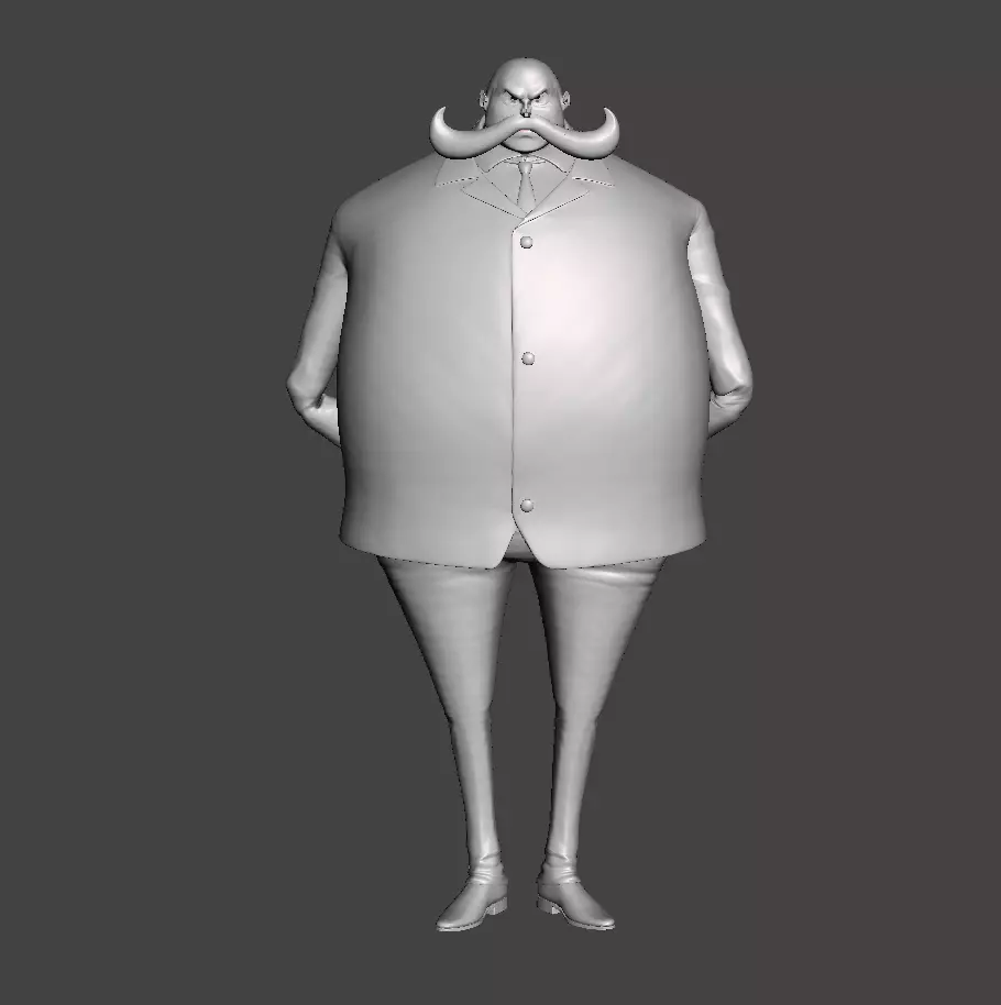 Topman Warcury - Five Elder 3D Model 3D print model