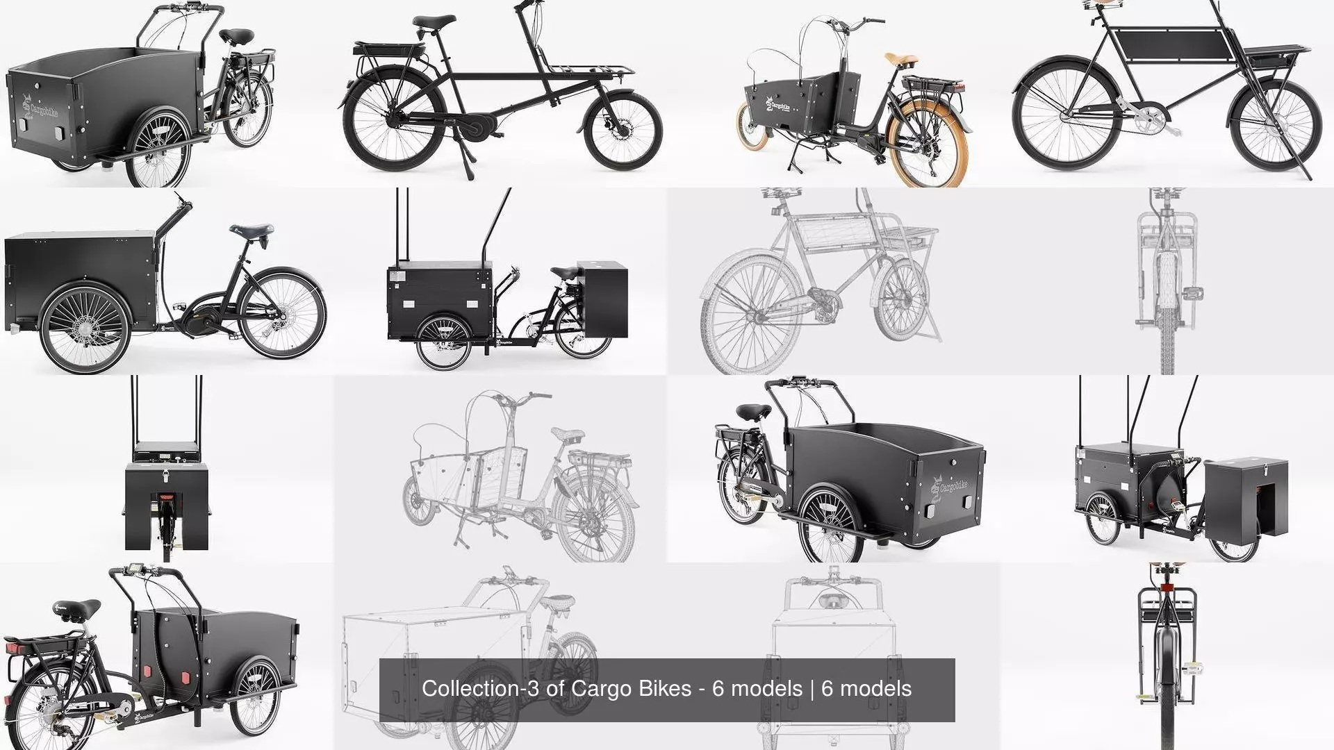 Collection-3 of Cargo Bikes - 6 models _2