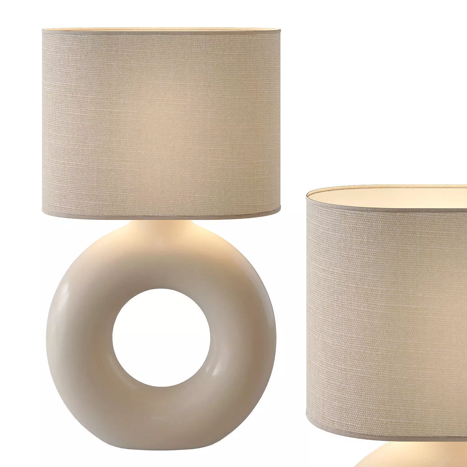 Lampada da tavolo in ceramica Katy 3D model_0