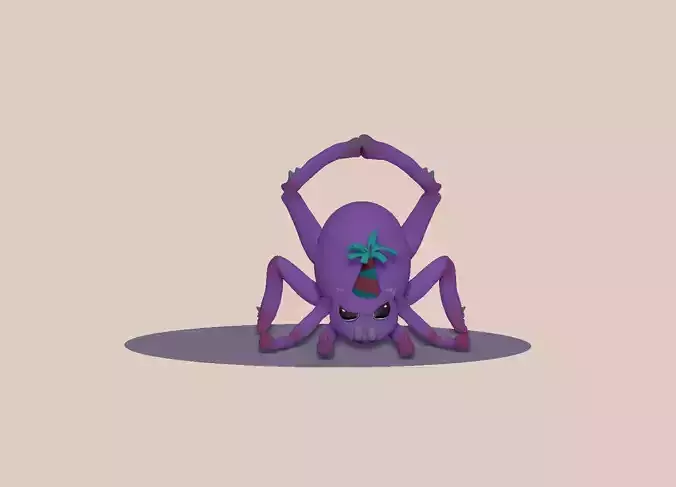 PISSED SPIDER 3D print model