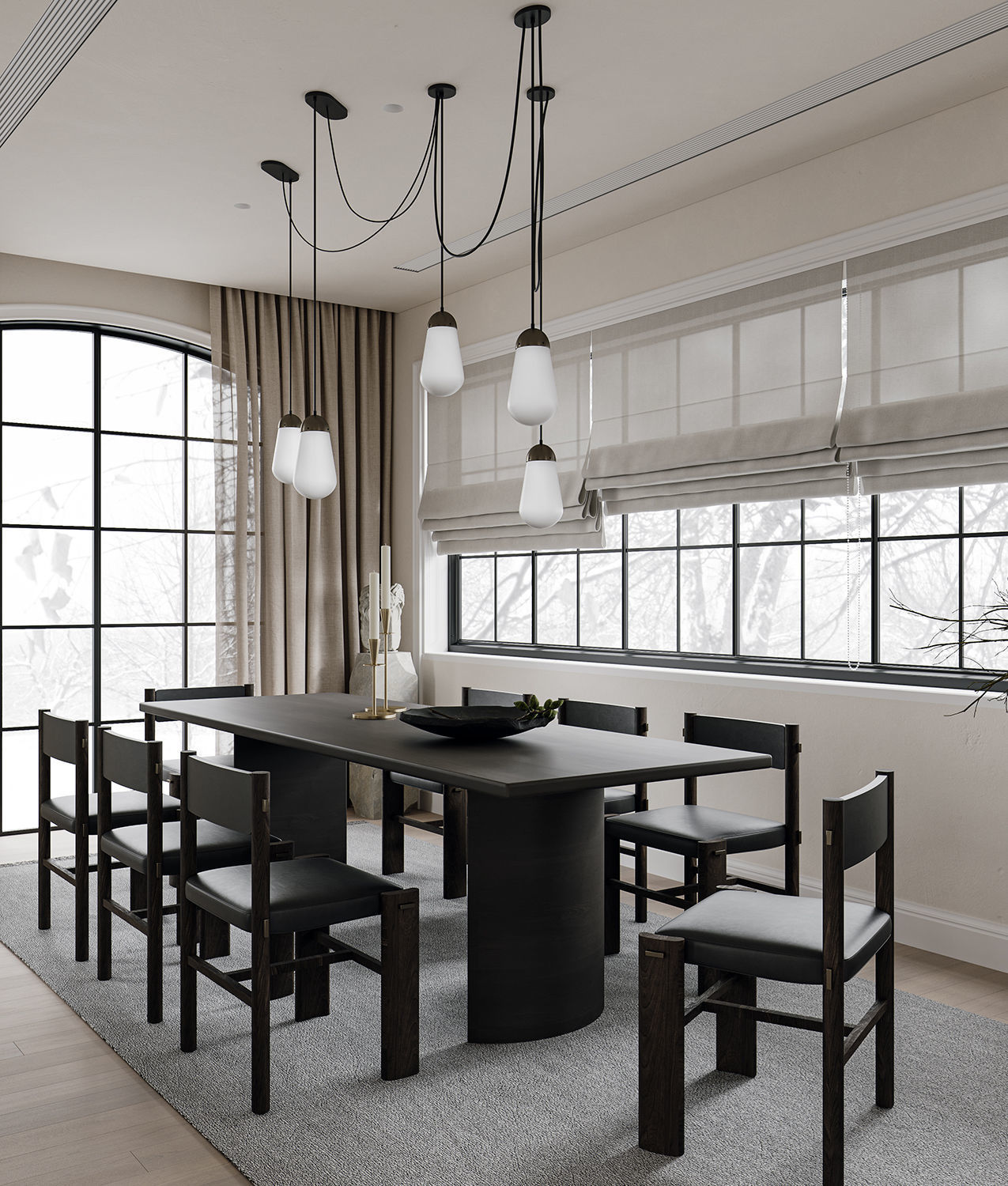 villa 3D model for Corona render 3D model 3D model_1