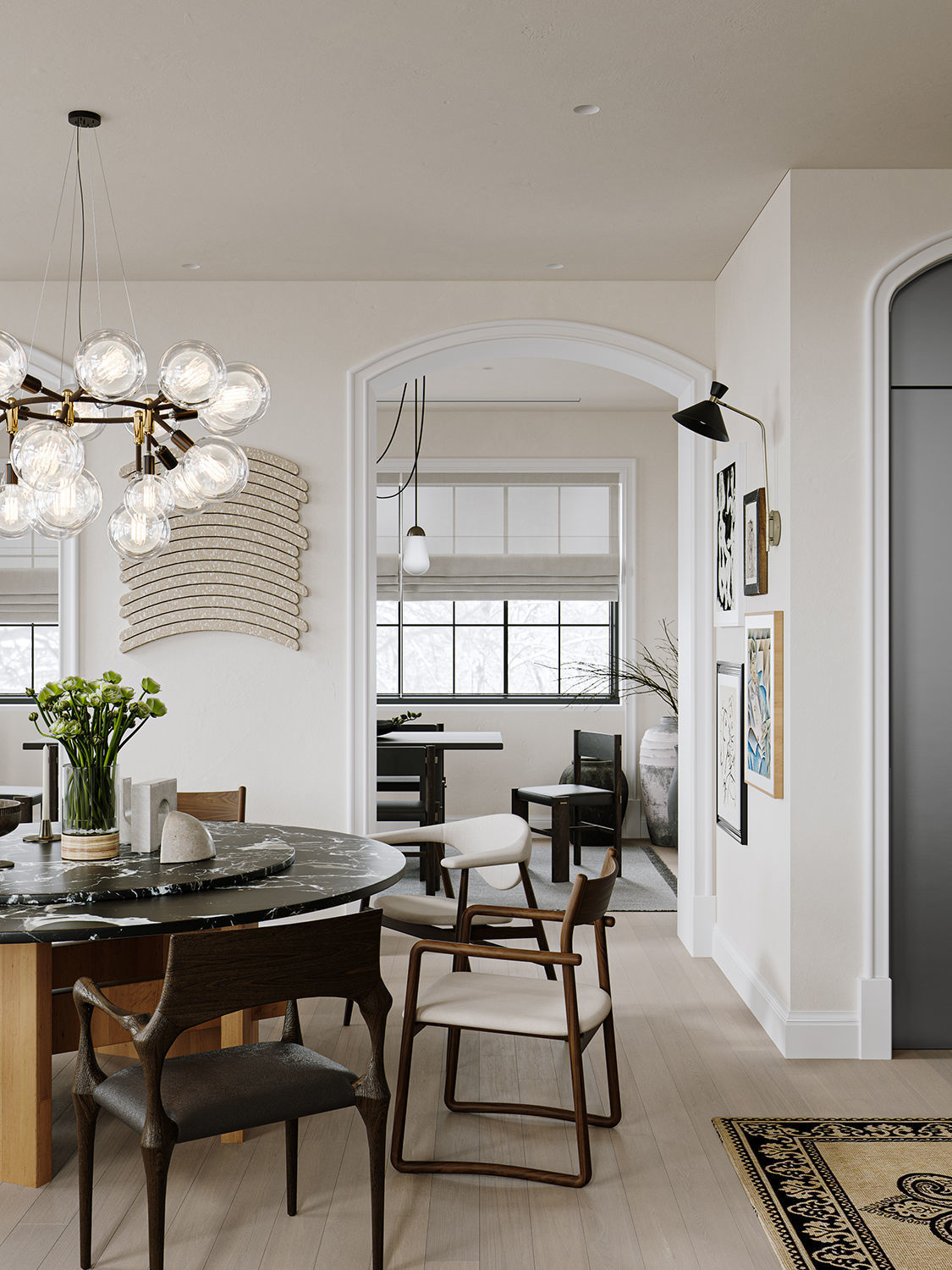 villa 3D model for Corona render 3D model 3D model_5