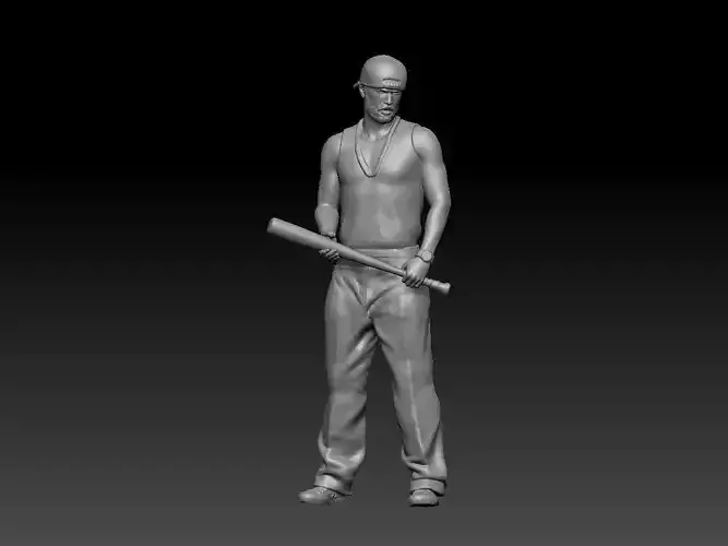 man with bat baseball