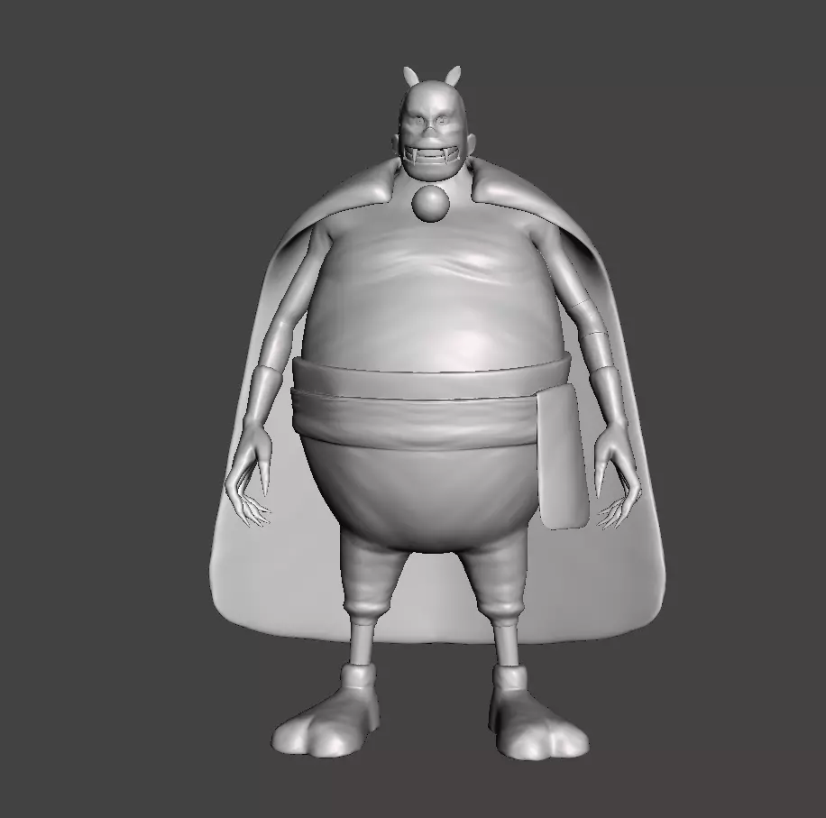 Buchi - Black Cat Pirates 3D Model 3D print model