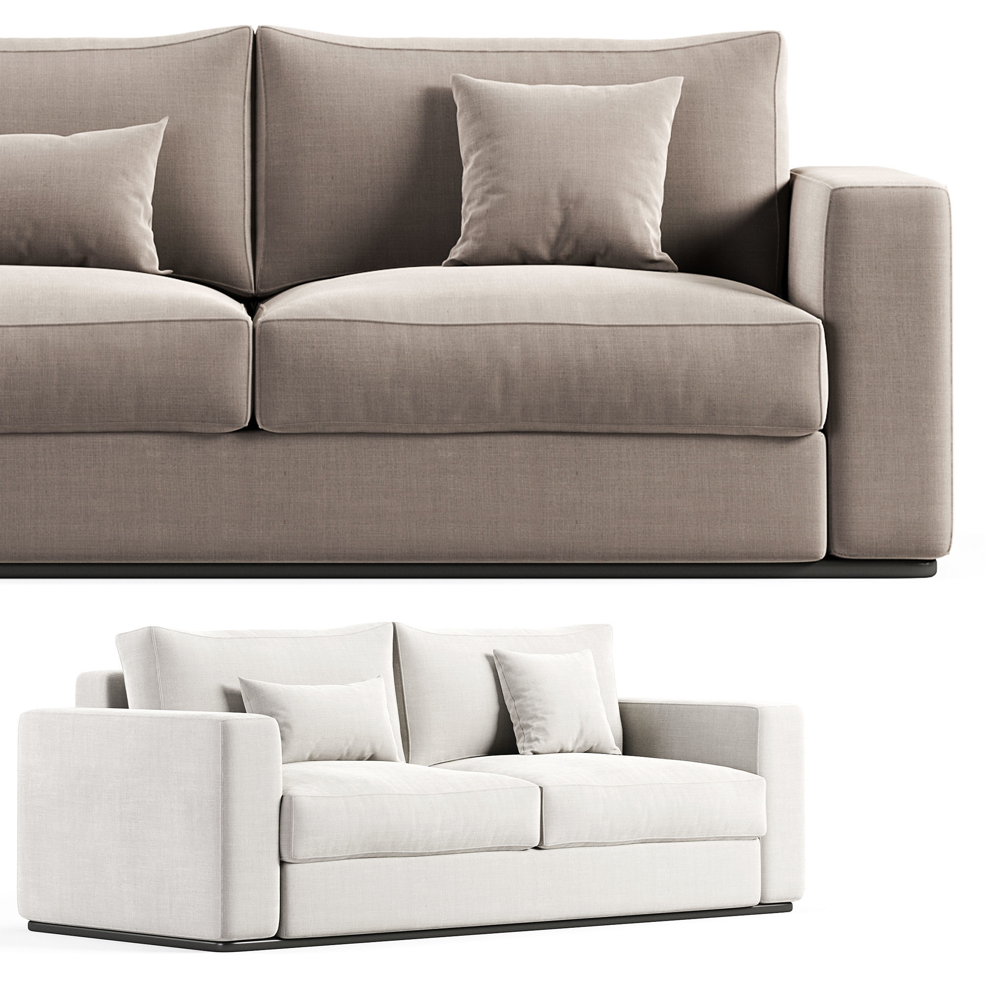 Sofa laura sofa standard 3D model_3