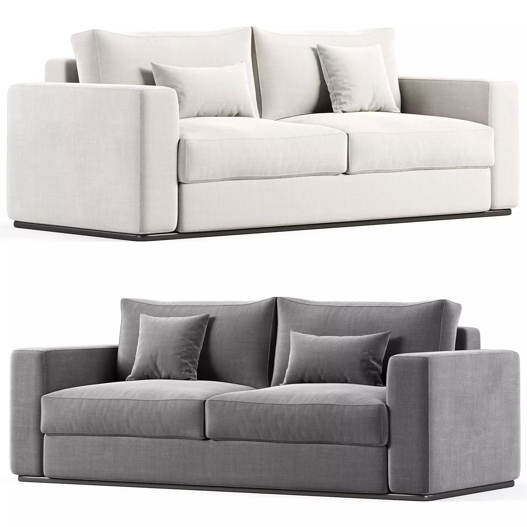 Sofa laura sofa standard 3D model_0