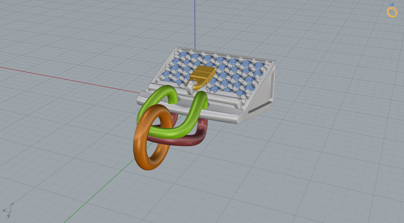 Hermes Bag Pendant  3D print model_13