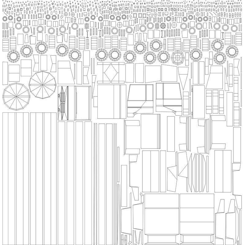 Cartoonish Tanker 3D model_10