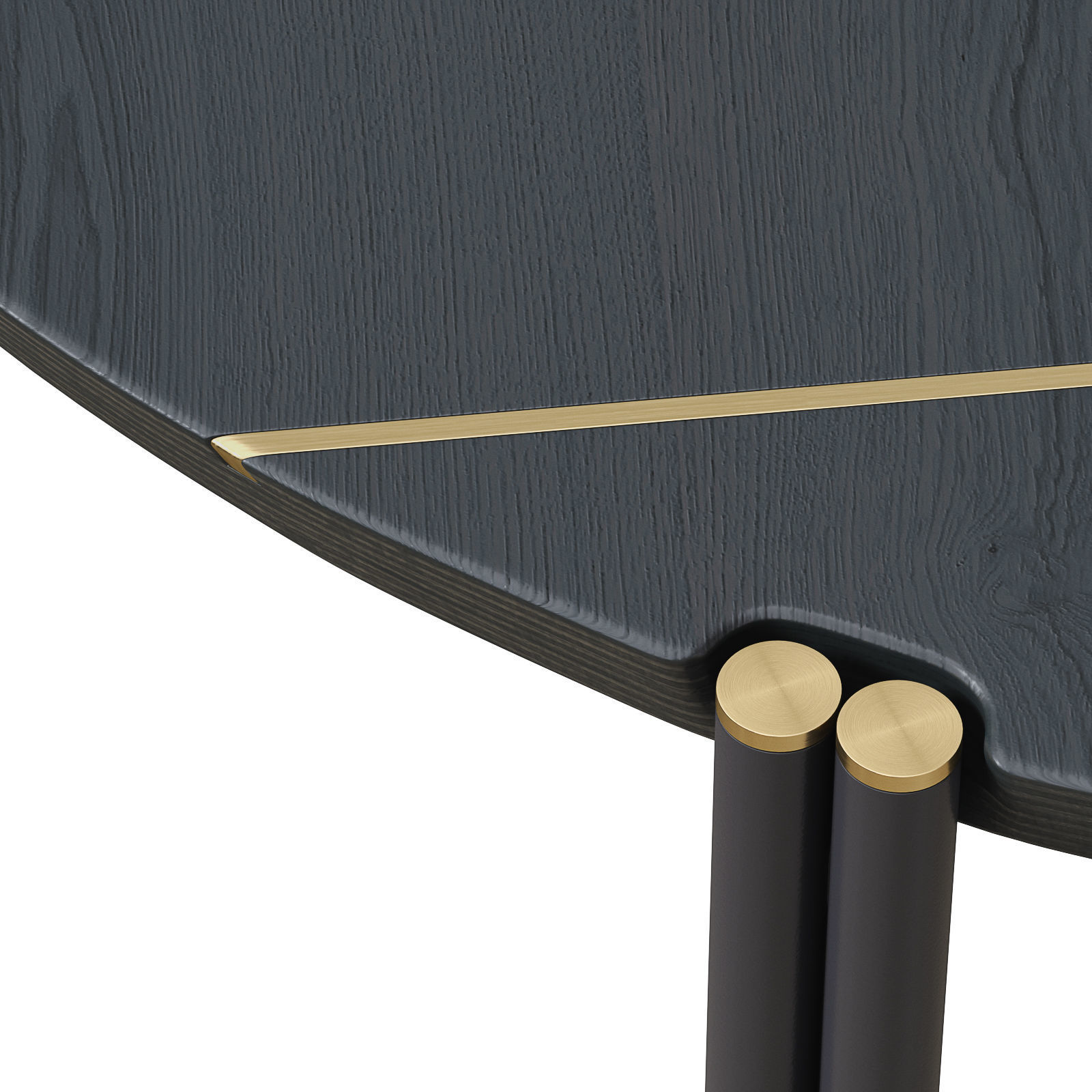 Coco Republic Milo nesting coffee table Low-poly 3D model_3