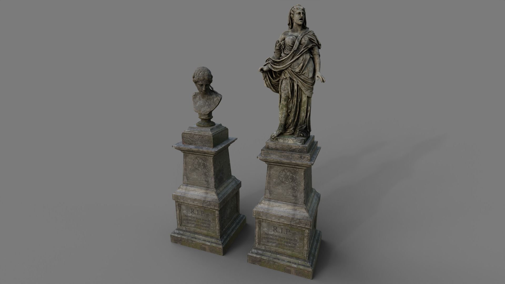 Cemetery tombstones collection _47