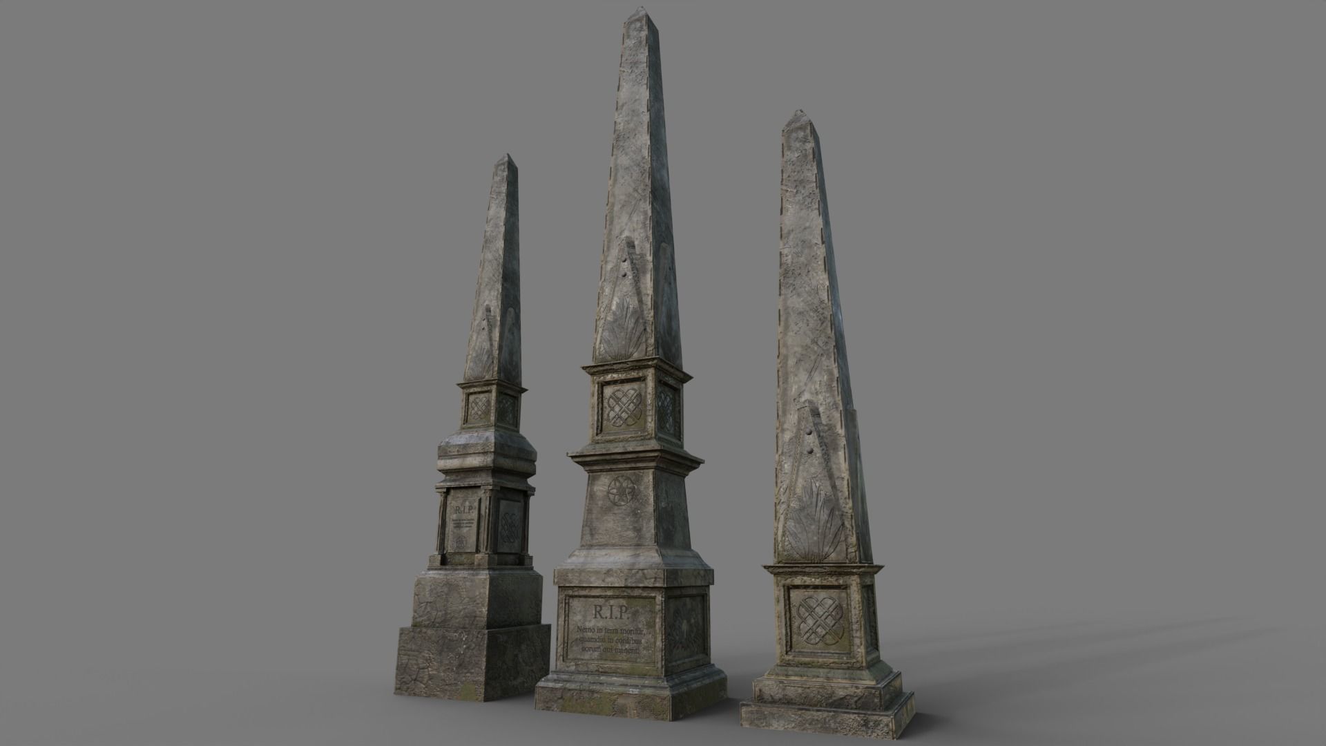 Cemetery tombstones collection _43