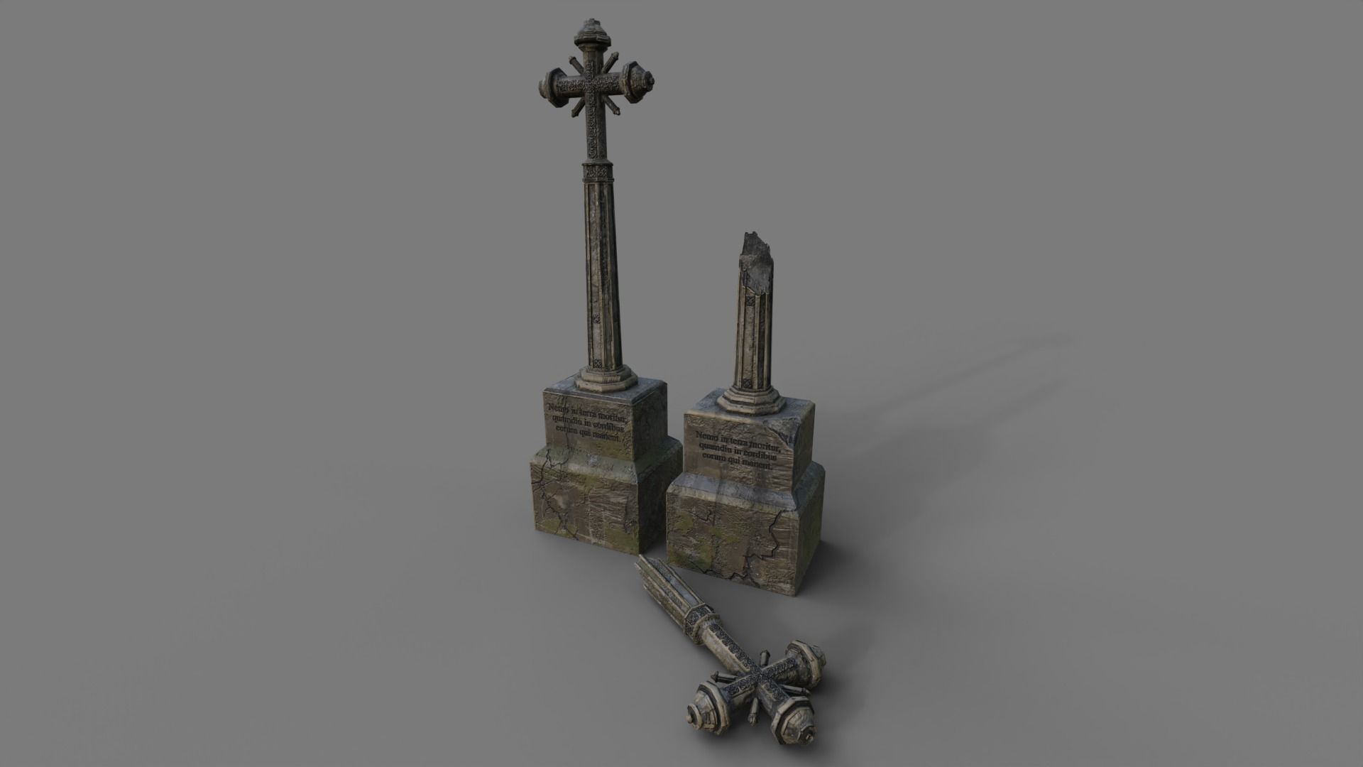 Cemetery tombstones collection _23