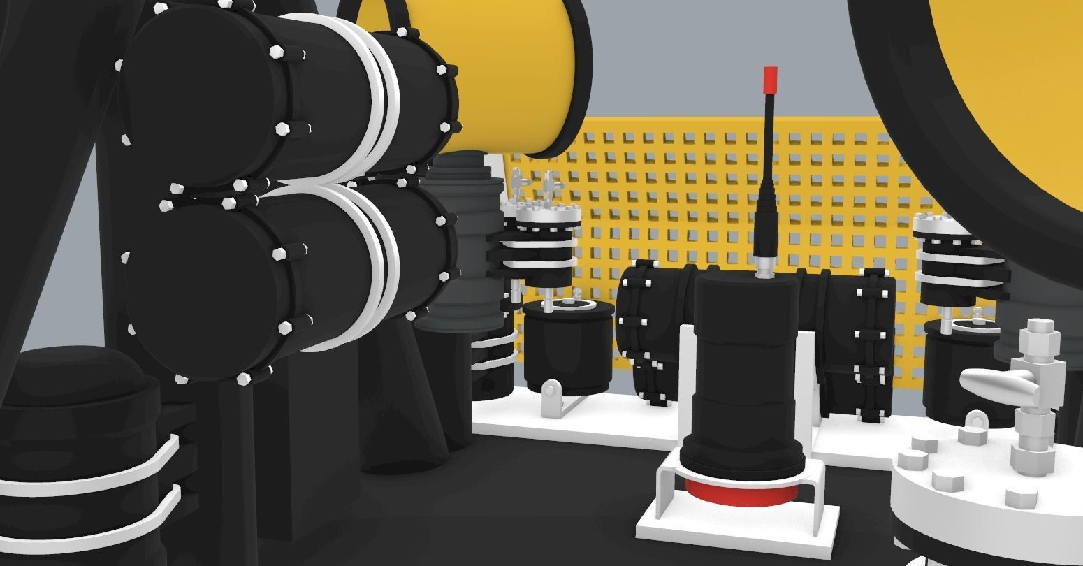 Merlin ROV WR200 Low-poly 3D model_14