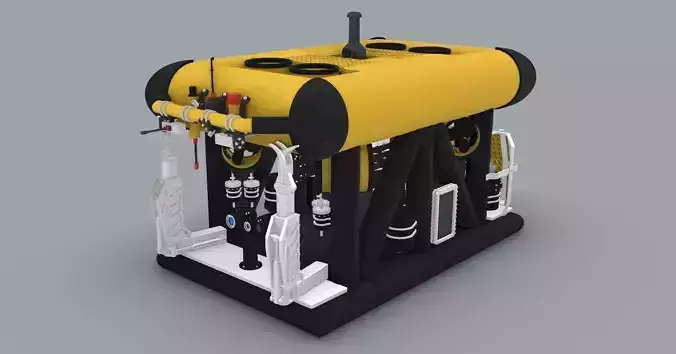 Merlin ROV WR200 Low-poly 3D model