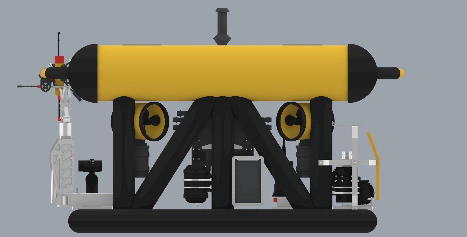 Merlin ROV WR200 Low-poly 3D model_23