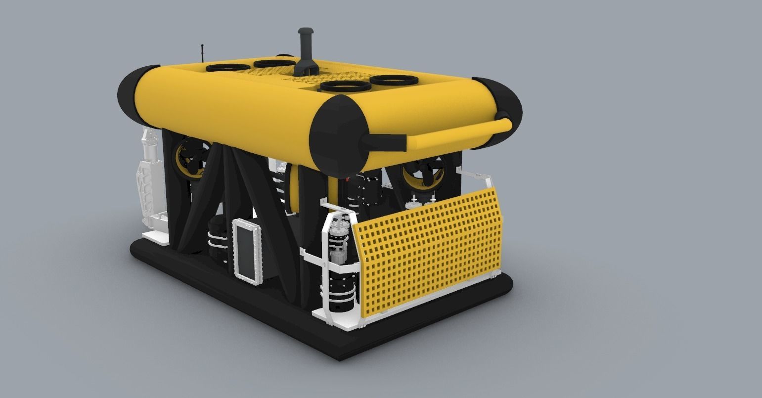 Merlin ROV WR200 Low-poly 3D model_2