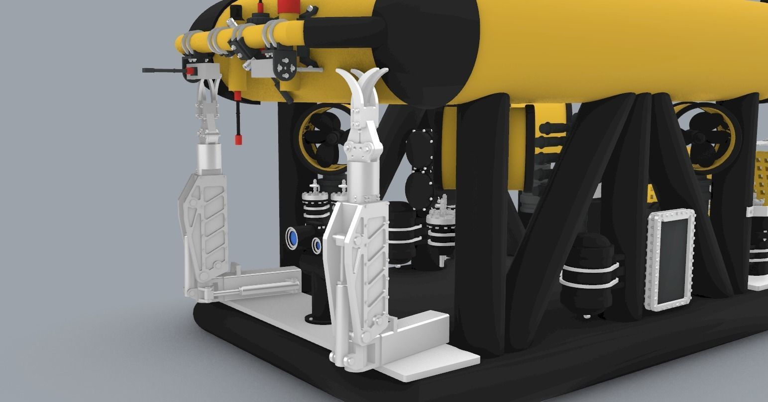 Merlin ROV WR200 Low-poly 3D model_7