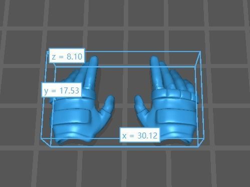 DC MCFARLANE THE BATMAN HAND 3D print model_1