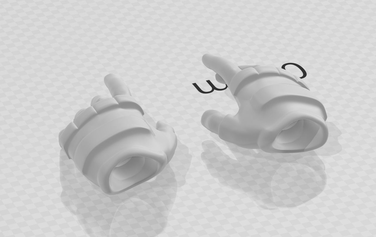 DC MCFARLANE THE BATMAN HAND 3D print model_10