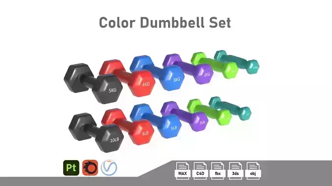 Color Dumbbell Set