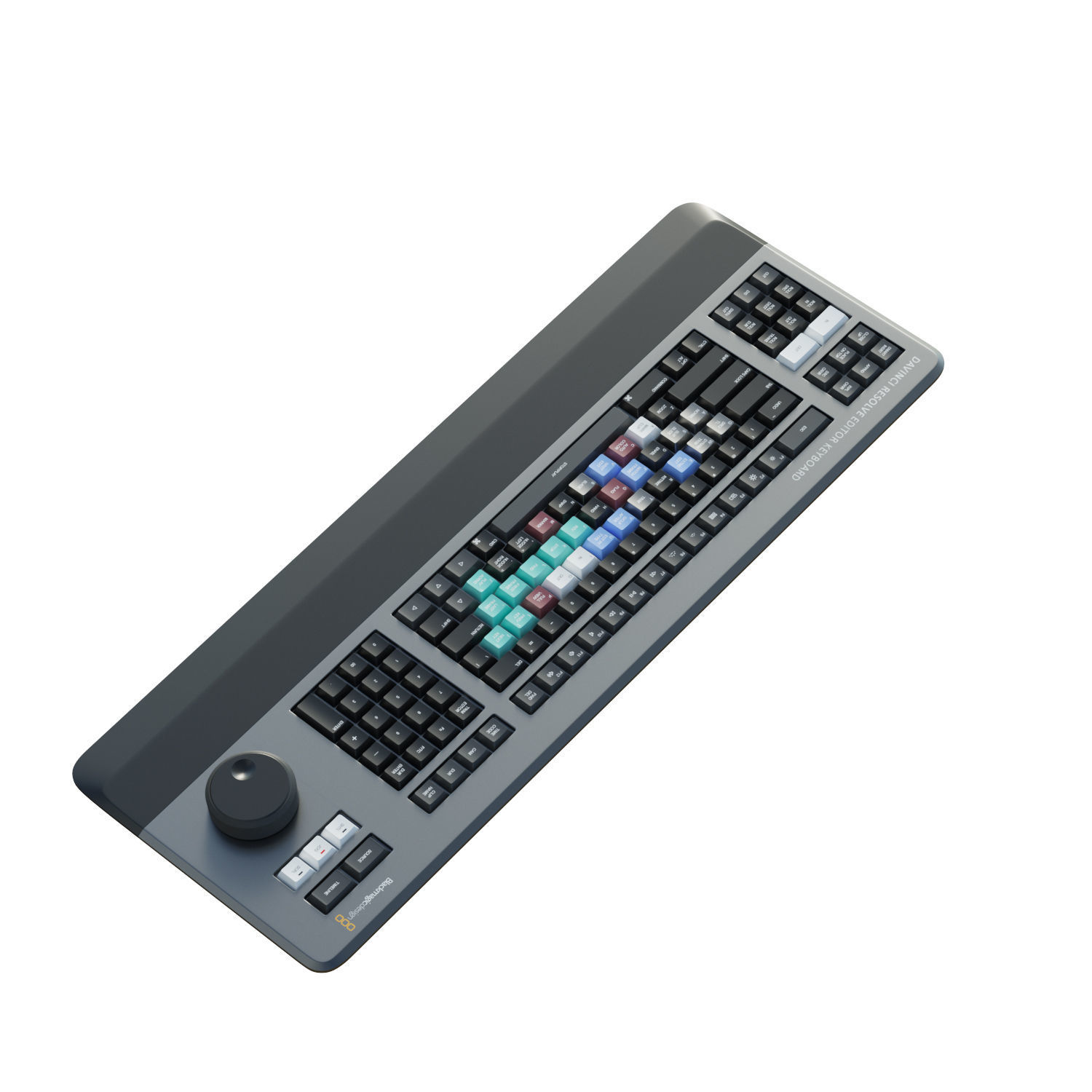 Blackmagic Design DaVinci Keyboard 3D model_9