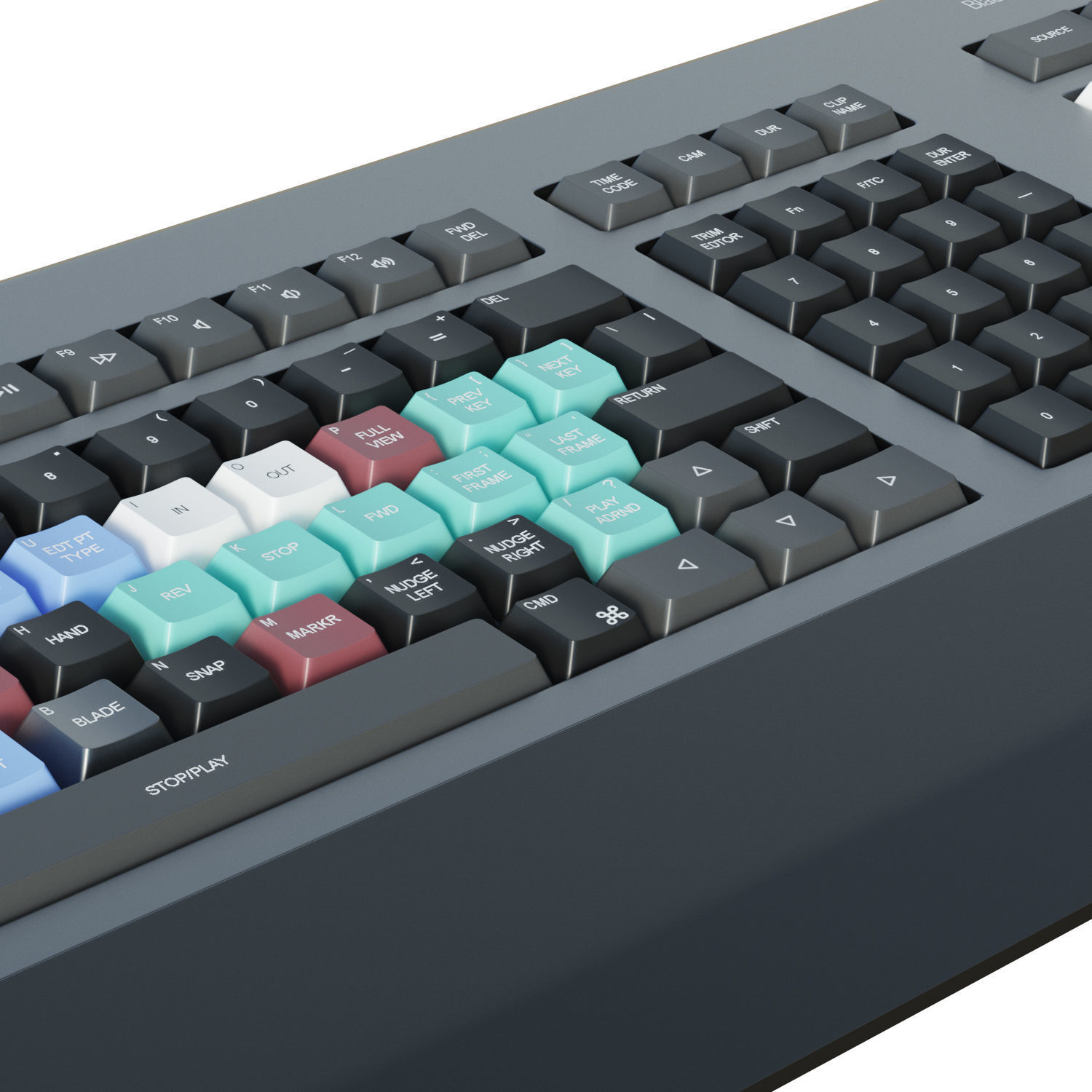 Blackmagic Design DaVinci Keyboard 3D model_16